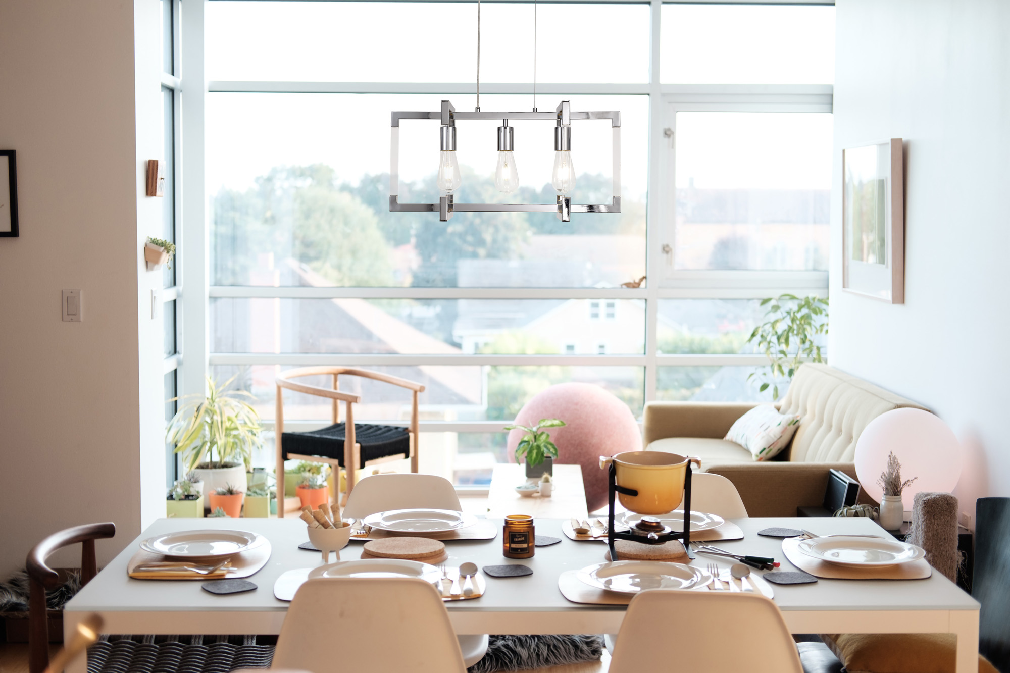 Canto Polished Nickel Ceiling Lights Diyas Linear Fittings Canto Polished Nickel Ceiling Lights Diyas Linear Fittings